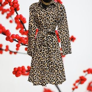 NWT j crew leopard dress size 14